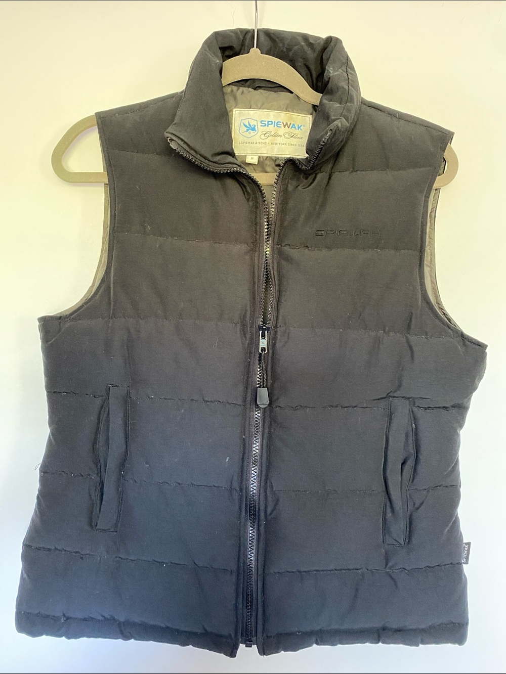 Spiewak Black Quilted Down-Style Puffer Vest